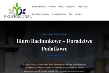 Kancelaria Podatkowo-Księgowa Professional Sp. z o.o. Oddział w Dąbrowie Górniczej - Sprawozdania Finansowe Dąbrowa Górnicza
