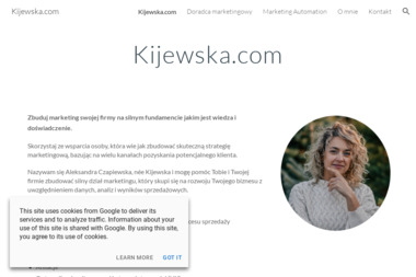 Kijewska.com. Pozycjonowanie stron www. Optymalizacja stron www - Audyt SEO Toruń