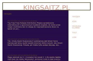 King Sajtz Piotr Grom - Strony internetowe Łuków