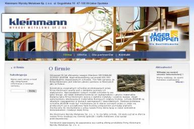 Kleinmann Wyroby Meblowe Sp. z o.o. - Schody Drewniane Strzelce Opolskie