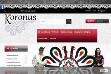 Koronus. Studio Krawieckie Wiesława Korona - Pracownia Krawiecka Moszczenica Niżna