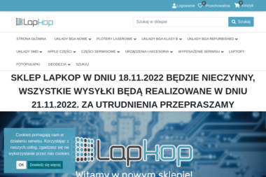 Lapkop Jarosław Kopek. Serwis laptopów, serwis notebooków - Usługi IT Gorlice