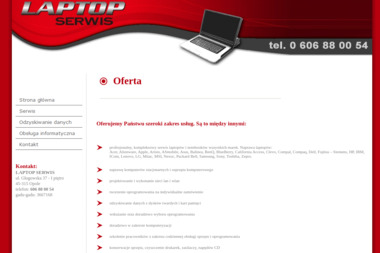 Laptop Serwis. Tadeusz Stańczyk - Serwis Komputerowy Opole