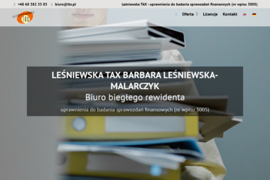 Leśniewska Tax Barbara Leśniewska - Prowadzenie Księgowości Świebodzin