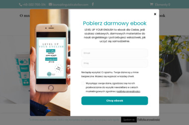 Linguistic Atelier Barbara Jasińska. Korepetycje, kursy - Nauka Języka Warszawa