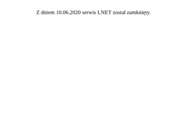 Serwis komputerowy Lnet - Serwis Komputerowy Szczecin