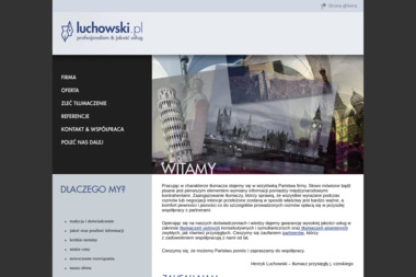 Biuro Tłumaczeń i Usług Biurowych Luchowski Henryk - Biuro Tłumaczeń Wrocław