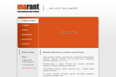 Marant Usługi Brukarskie i Roboty Drogowe - Firma Brukarska Starachowice