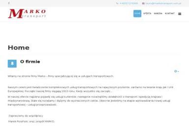 Marko. Transport, spedycja (Budynek BH2) - Przeprowadzki Rybnik