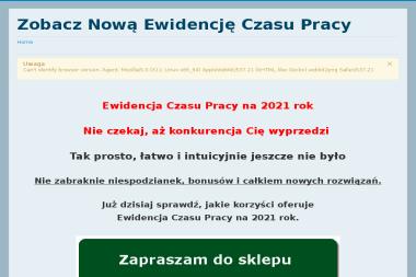 Maszto Tomasz Pluta. Strony www, ewidencja czasu pracy - Strony internetowe Starogard Gdański