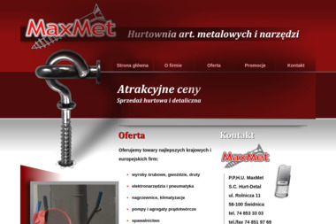 PPHU Maxmet S.C. Hurt Detal - Przepychanie Rur Świdnica