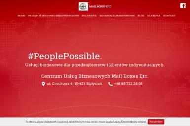 MAIL BOXES ETC. - Naklejki Białystok