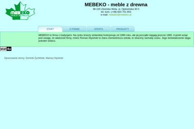 PPHU Mebeko Kłysiński Roman - Stolarz Zduńska Wola