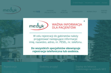 Niepubliczny Zakład Opieki Zdrowotnej "MEDYK" - Rehabilitacja Kręgosłupa Sucha Beskidzka