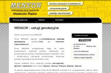 Michał Skrzydło Mensor. Usługi geodezyjno-kartograficzne - Geodeta Miasteczko Śląskie