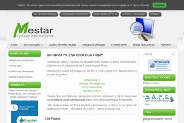 Mestar Systemy Informatyczne - Wizytówki Łódź