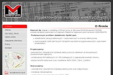 Metrum Sp. z o.o. - Pogotowie Elektryczne Żory