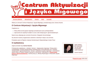 Centrum Aktywizacji i Języka Migowego Hryniuk Joanna - Tłumaczenie Angielsko Polskie Szczecin