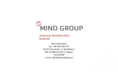 Mind Group. Marcin Borowski - Optymalizacja Stron Szczytniki