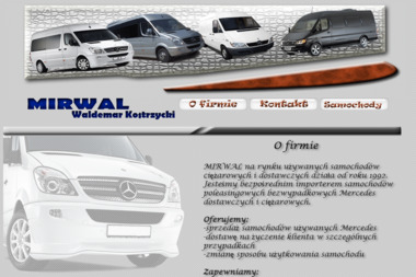 Firma Mirwal Kostrzycki Waldemar - Transport Całopojazdowy Komorniki