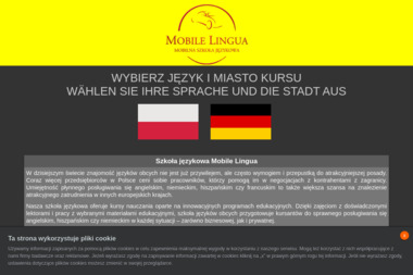 Mobile Lingua. Szkoła językowa, język angielski, język niemiecki - Szkoła Języka Niemieckiego Dobra