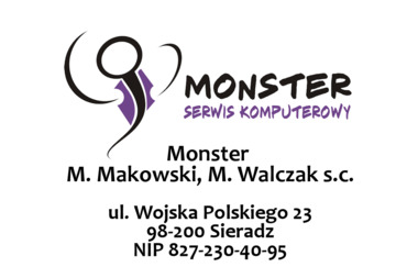 Monster S.C. - Projekty Stron Internetowych Sieradz