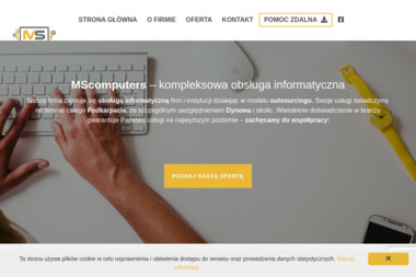 MS Computers. Usługi Informatyczne - Agencja Interaktywna Dynów