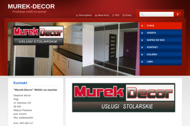 Murek Decor. Meble kuchenne, kuchnie - Meble na wymiar Rogi