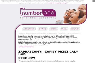 My Number One. Szkolenia językowe, kursy językowe, tłumaczenia - Nauczyciele angielskiego Starogard Gdański