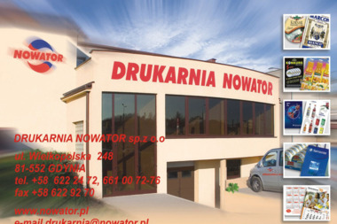 Drukarnia Nowator Sp. z o.o. - Folder Reklamowy Gdynia