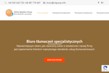 NSGroup.Tłumaczenia pisemne, tłumaczenia ustne - Tłumacze Szczecin
