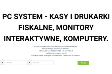 PC System. Krzysztof Łybko - Usługi Komputerowe Bytom