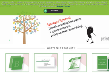 Perfekt Druk - Wizyt&oacute;wki Na Zam&oacute;wienie Poznań