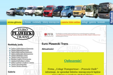 Usługi Transportowe Przewóz Osób Bogdan Pławecki - Firma Przewozowa Wojnicz