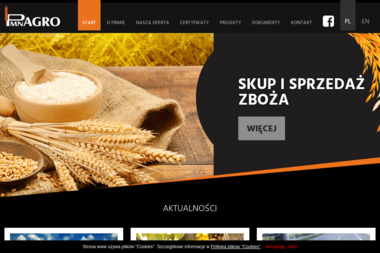 Pmn Agro Piotr Naumiuk. Skup zb&oacute;ż, pszenica - Skład Węgla Warszawa