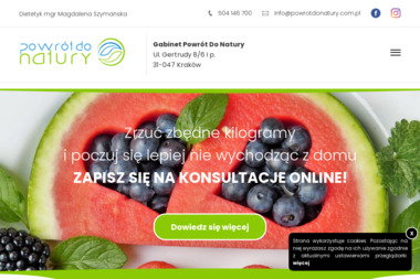 Gabinet Powr&oacute;t Do Natury - Dieta Odchudzająca Krak&oacute;w