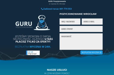 GURU Pozycjonowania - Dom Mediowy Wrocław