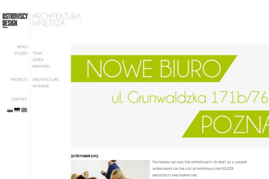 Ostrowscy Design. Architektura wnętrz, architektura - Adaptowanie Projektu Komorniki