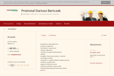 Proinstal Dariusz Bartczak - Elektryk Bibianów