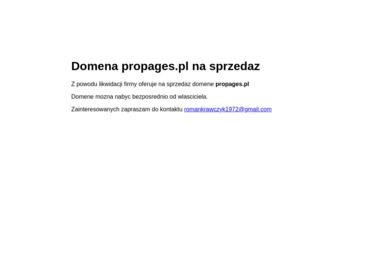 Propages.pl Roman Krawczyk - Agencja Interaktywna Skarżysko-Kamienna