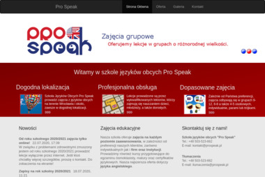 Pro Speak. Szkoła Językowa - Tłumacze Wrocław