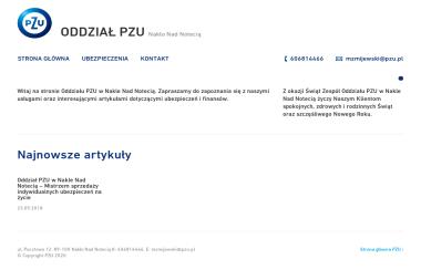 Doradca Ubezpieczeniowy PZU SA Mirosław Skrzyniarz - Ubezpieczenie firmy Nakło nad Notecią
