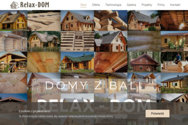 Relax-Dom. Dom z bali drewnianych - Domy z Bali Pod Klucz Kalisz