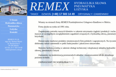 Remex - Firma Hydrauliczna Mielec