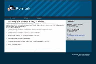 Roman Wojniłło Romtek - Webmasterzy Brwinów