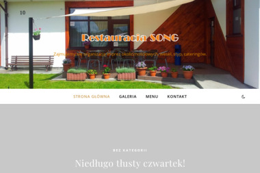Sala weselna. Restauracja Song - Gastronomia Lipniki