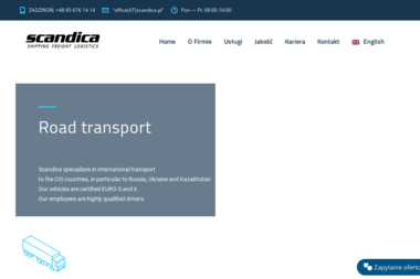 Scandica International Spedition and Logistics - spedycja, transport drogowy - Firma Spedycyjna Białystok