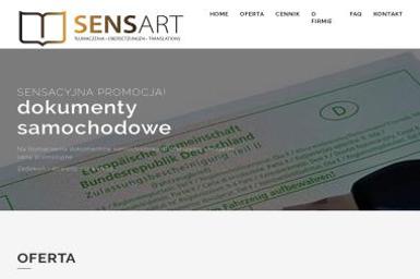 Biuro Tłumaczeń Sensart Agnieszka Domachowska - Tłumacze Kłanino