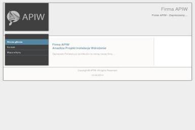 Analiza Projekt Instalacja Wdrożenie Apiw Sławomir Cichecki - Strony internetowe Brzeziny