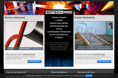 Sotech-Pro. Lakierowanie proszkowe, malowanie proszkowe - Ślusarz Świdnica